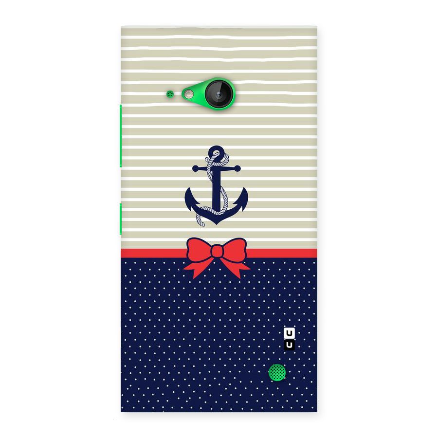 Ribbon Anchor Back Case for Lumia 730