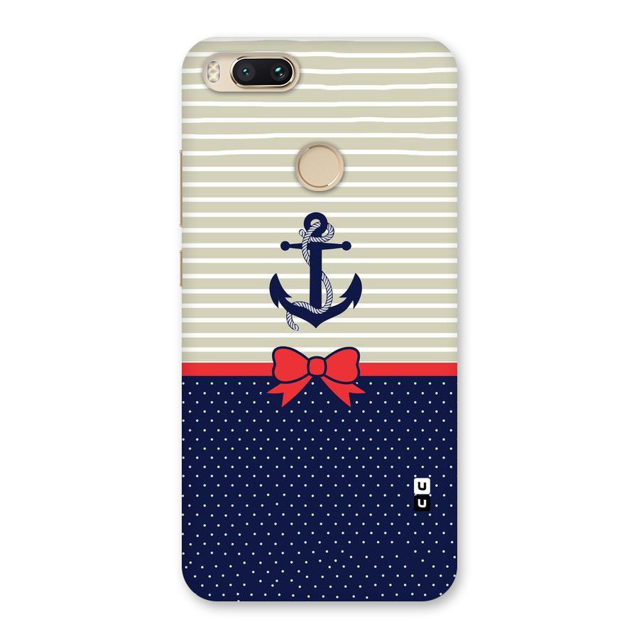 Ribbon Anchor Back Case for Mi A1