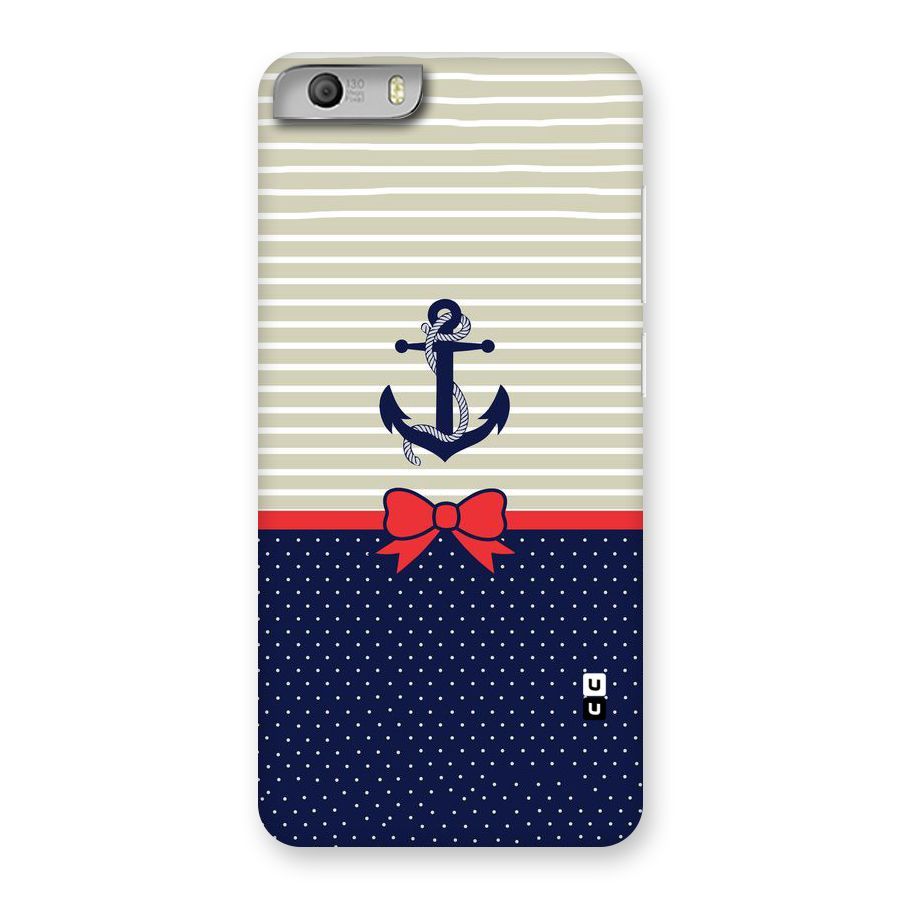 Ribbon Anchor Back Case for Micromax Canvas Knight 2