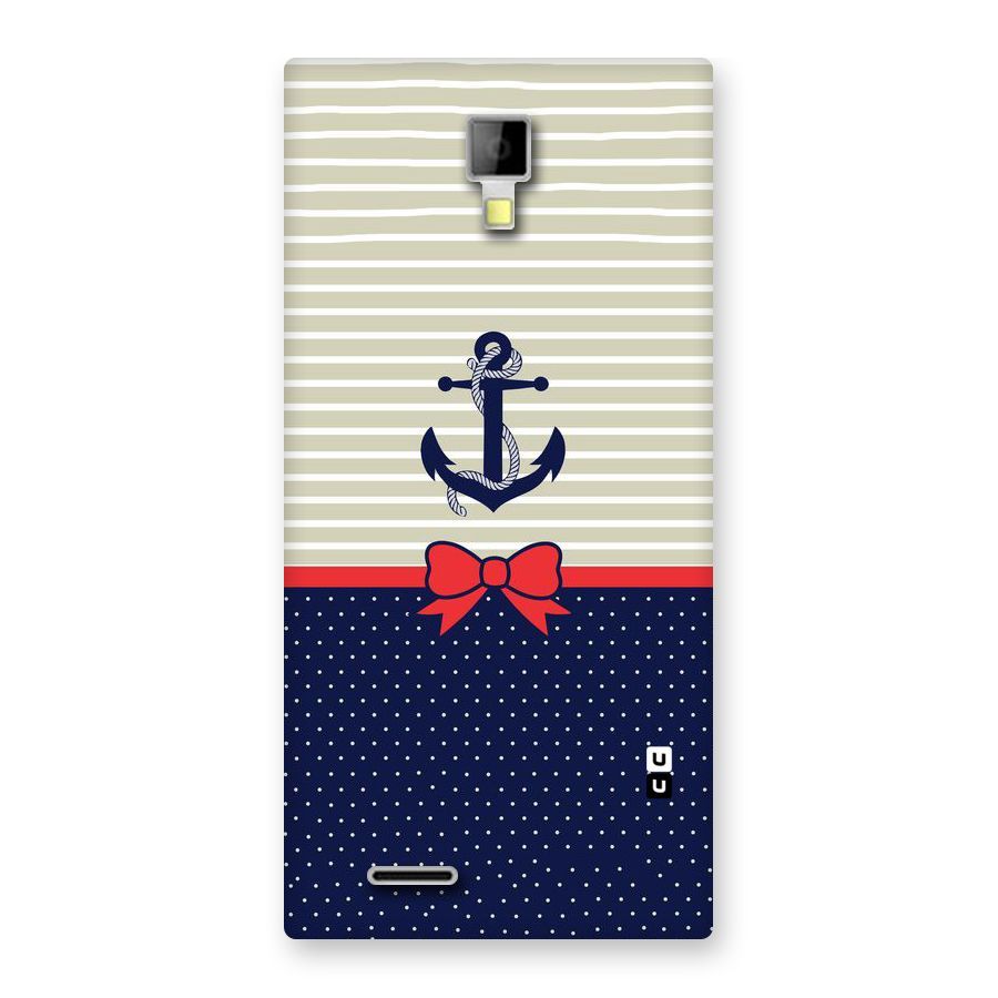 Ribbon Anchor Back Case for Micromax Canvas Xpress A99