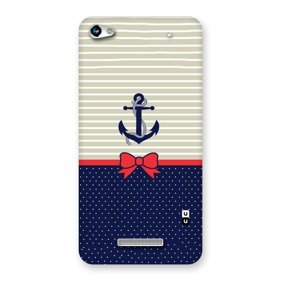 Ribbon Anchor Back Case for Micromax Hue 2