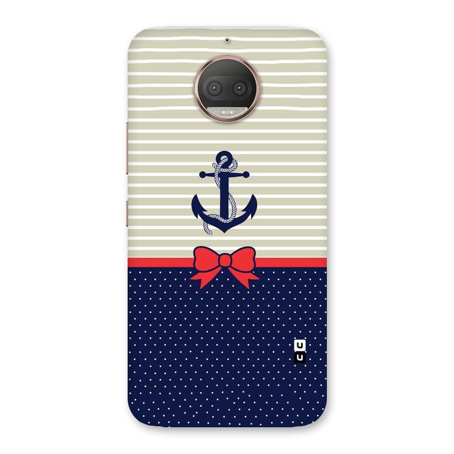 Ribbon Anchor Back Case for Moto G5s Plus
