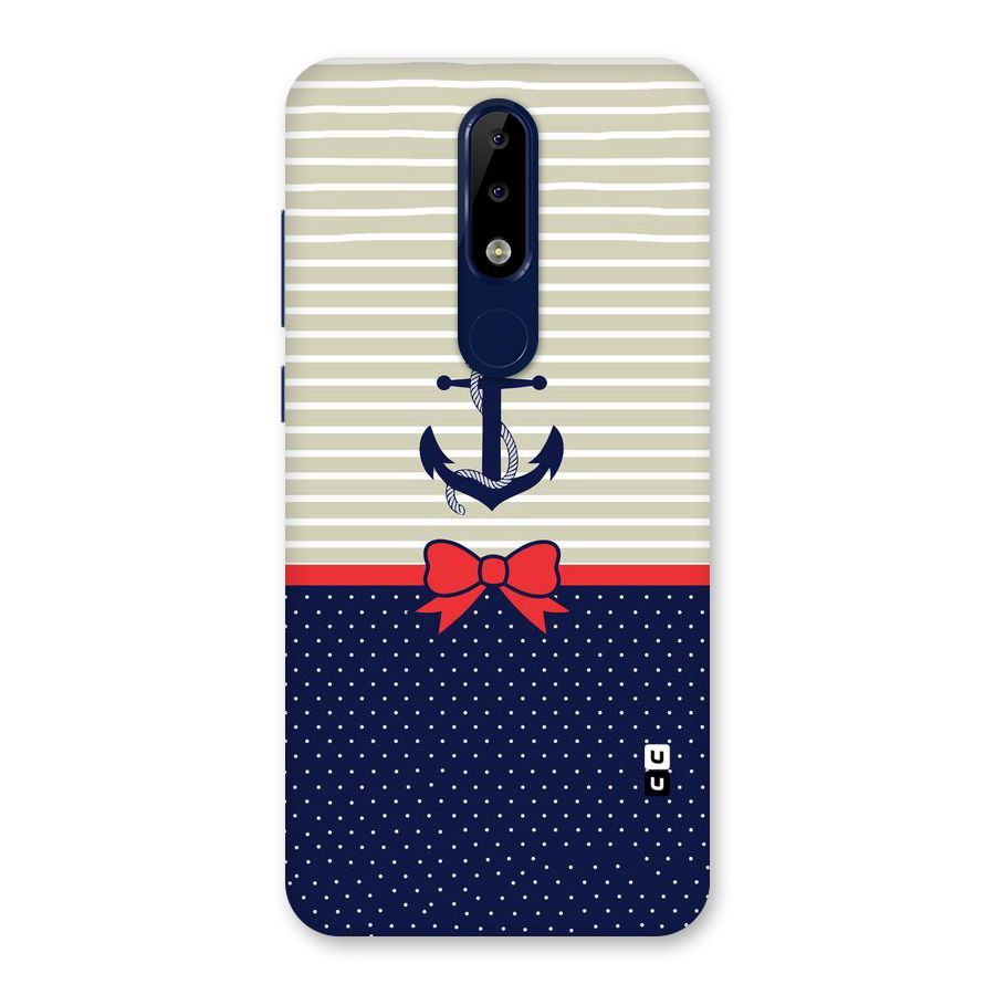 Ribbon Anchor Back Case for Nokia 5.1 Plus