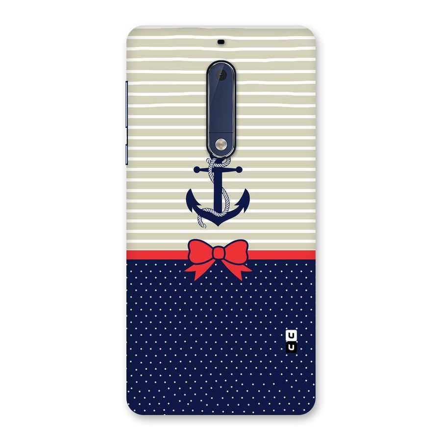 Ribbon Anchor Back Case for Nokia 5