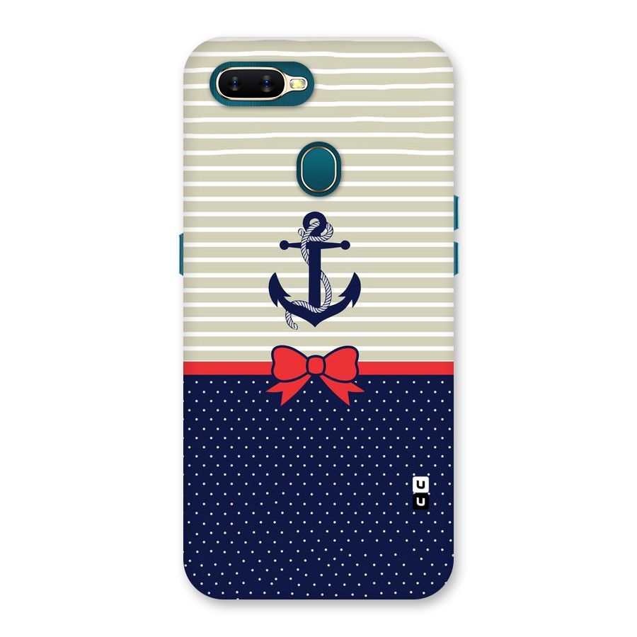 Ribbon Anchor Back Case for Oppo A11k