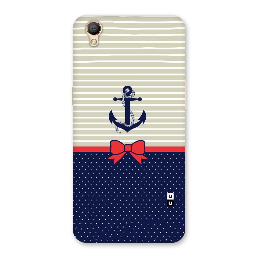 Ribbon Anchor Back Case for Oppo A37