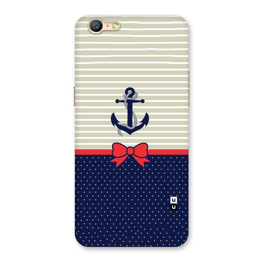 Ribbon Anchor Back Case for Oppo A39