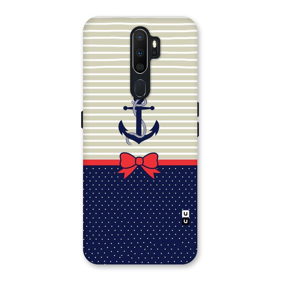 Ribbon Anchor Back Case for Oppo A5 (2020)