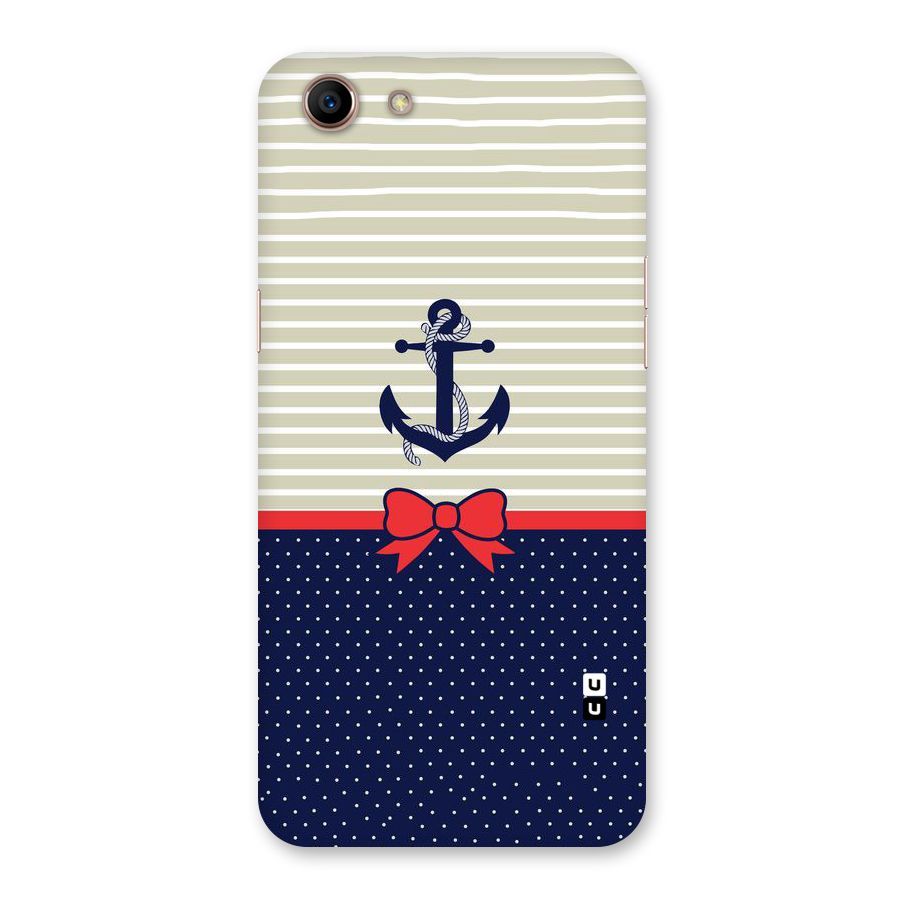 Ribbon Anchor Back Case for Oppo A83 (2018)
