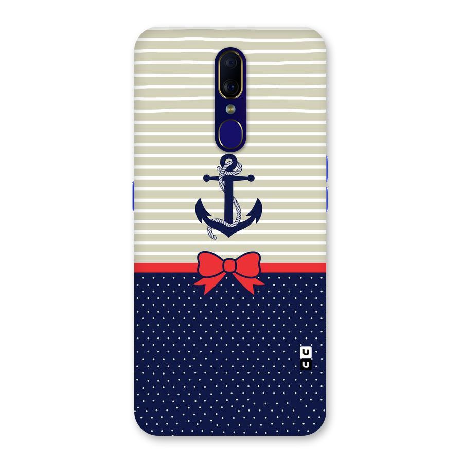 Ribbon Anchor Back Case for Oppo A9