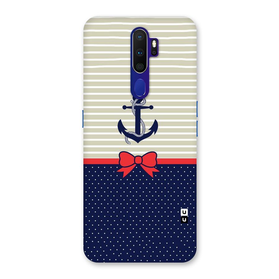 Ribbon Anchor Back Case for Oppo A9 (2020)