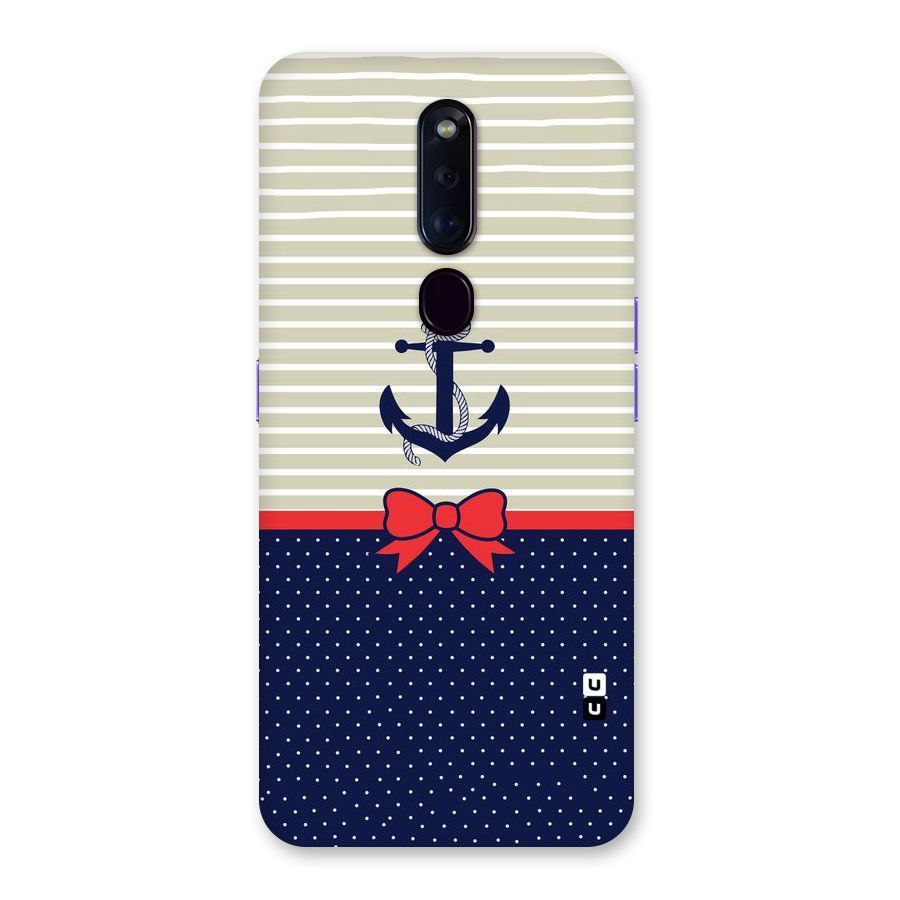 Ribbon Anchor Back Case for Oppo F11 Pro