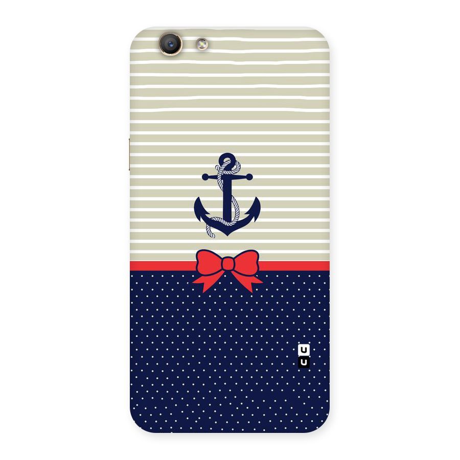Ribbon Anchor Back Case for Oppo F1s
