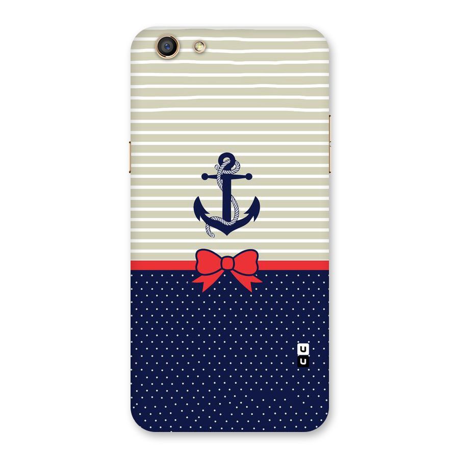 Ribbon Anchor Back Case for Oppo F3