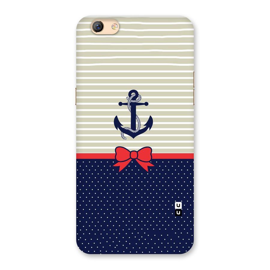 Ribbon Anchor Back Case for Oppo F3 Plus