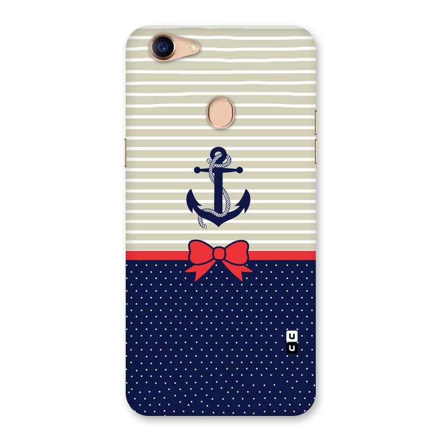 Ribbon Anchor Back Case for Oppo F5