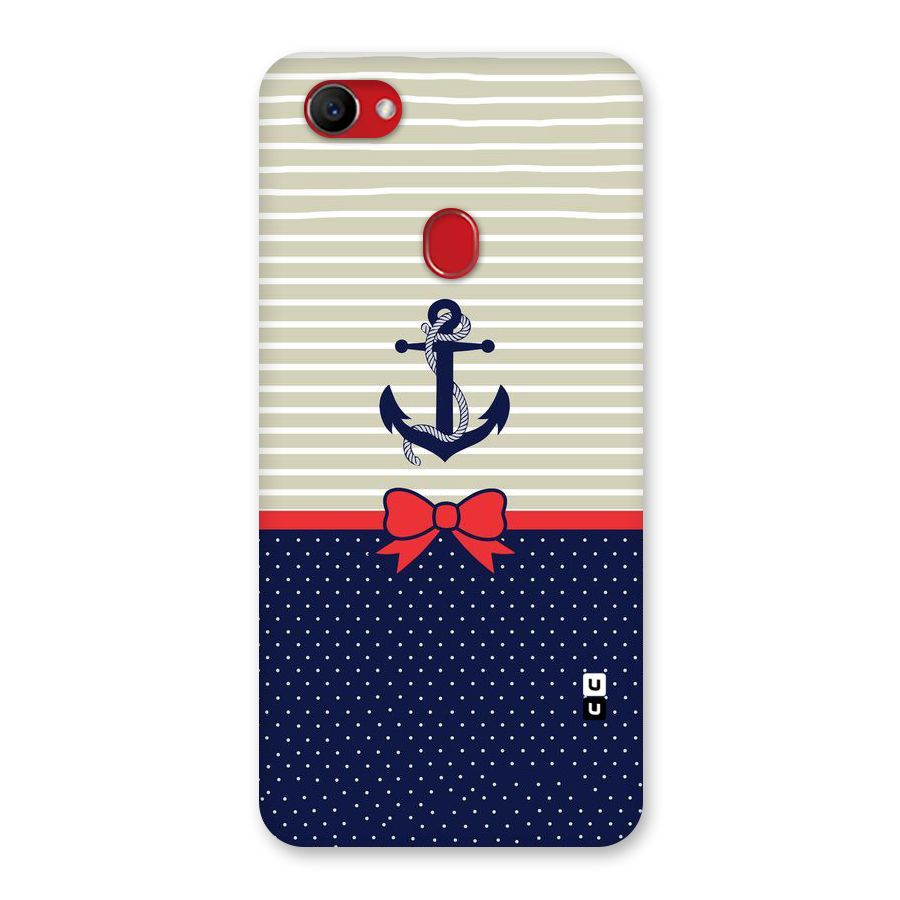 Ribbon Anchor Back Case for Oppo F7