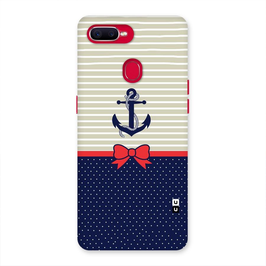 Ribbon Anchor Back Case for Oppo F9 Pro