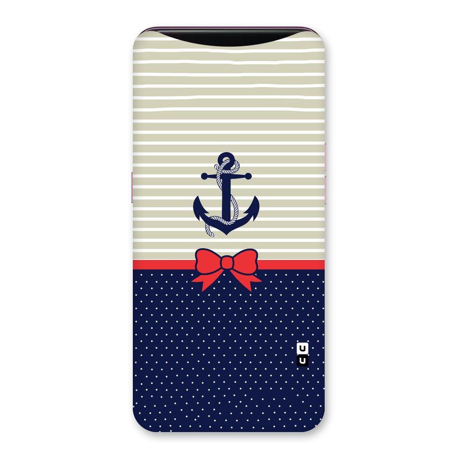 Ribbon Anchor Back Case for Oppo Find X