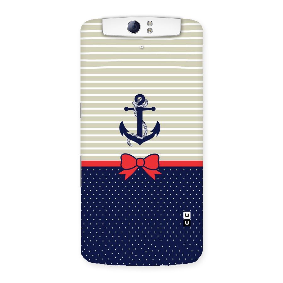 Ribbon Anchor Back Case for Oppo N1