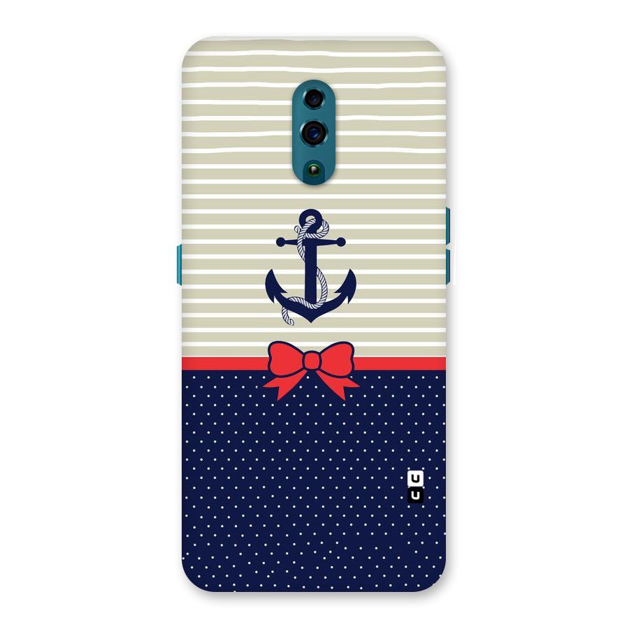Ribbon Anchor Back Case for Oppo Reno
