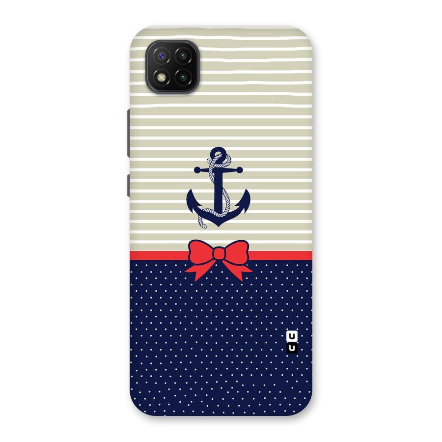 Ribbon Anchor Back Case for Poco C3