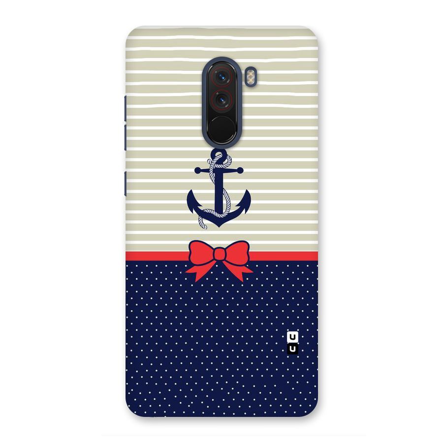 Ribbon Anchor Back Case for Poco F1