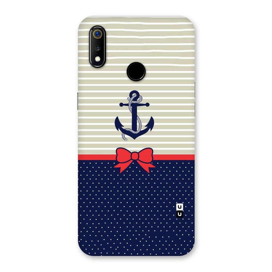Ribbon Anchor Back Case for Realme 3
