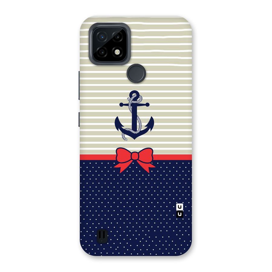 Ribbon Anchor Back Case for Realme C21