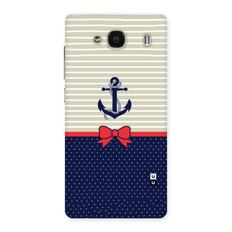 Ribbon Anchor Back Case for Redmi 2 Prime