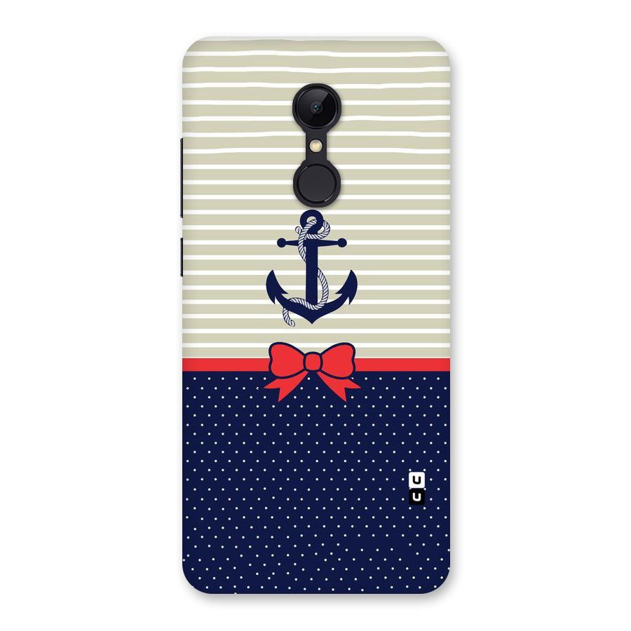 Ribbon Anchor Back Case for Redmi 5