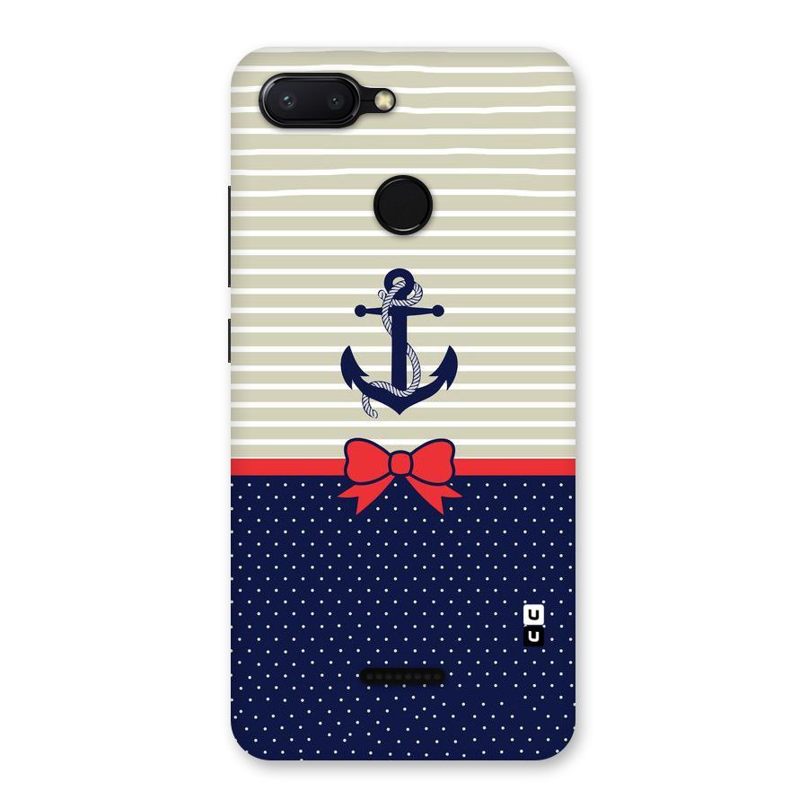 Ribbon Anchor Back Case for Redmi 6