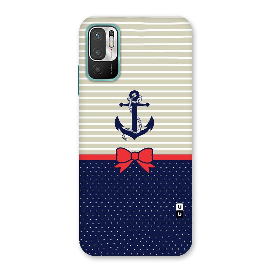 Ribbon Anchor Back Case for Redmi Note 10T 5G
