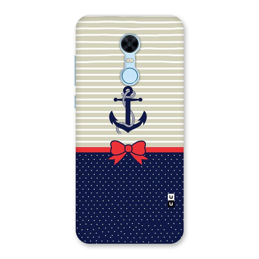 Ribbon Anchor Back Case for Redmi Note 5