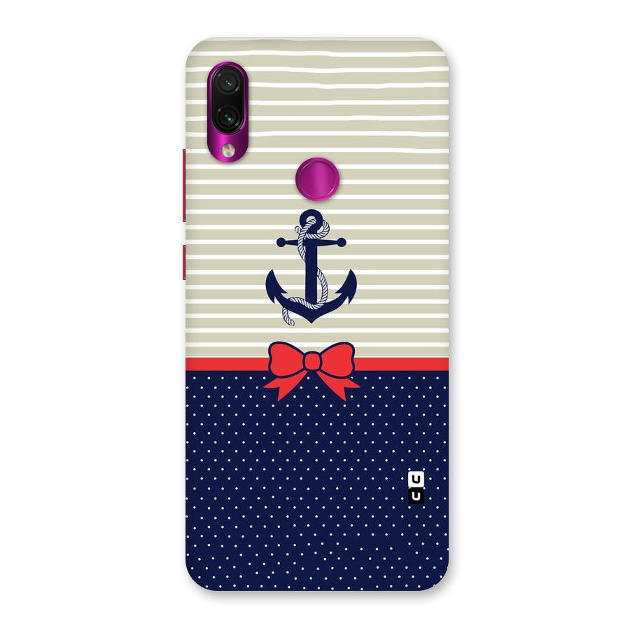 Ribbon Anchor Back Case for Redmi Note 7 Pro