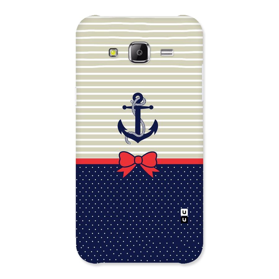 Ribbon Anchor Back Case for Samsung Galaxy J5