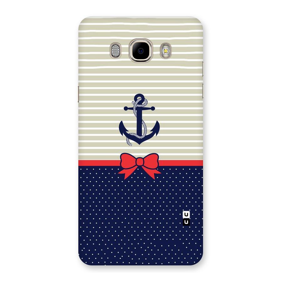 Ribbon Anchor Back Case for Samsung Galaxy J7 2016