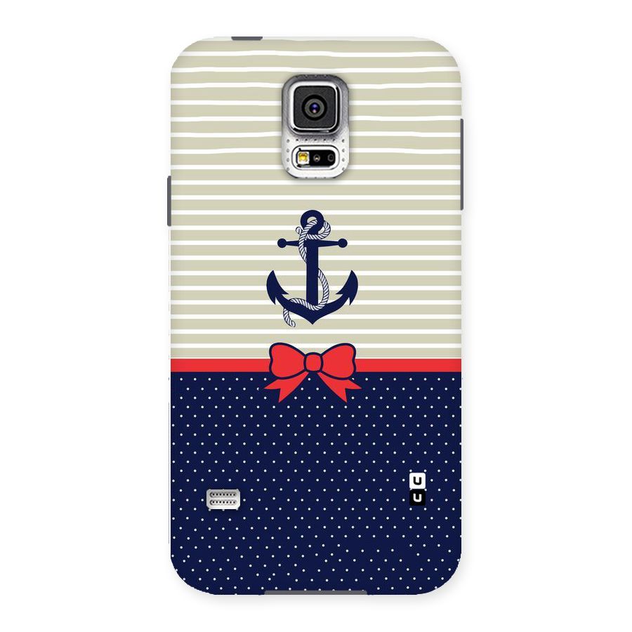 Ribbon Anchor Back Case for Samsung Galaxy S5
