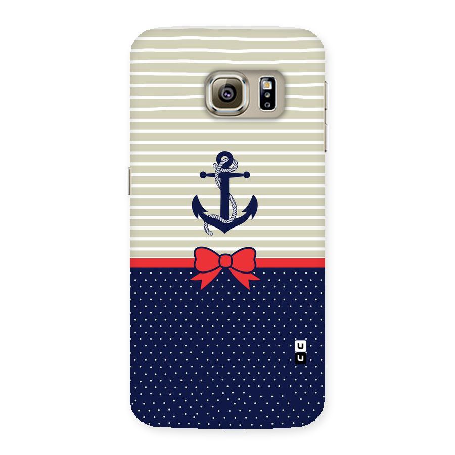 Ribbon Anchor Back Case for Samsung Galaxy S6 Edge