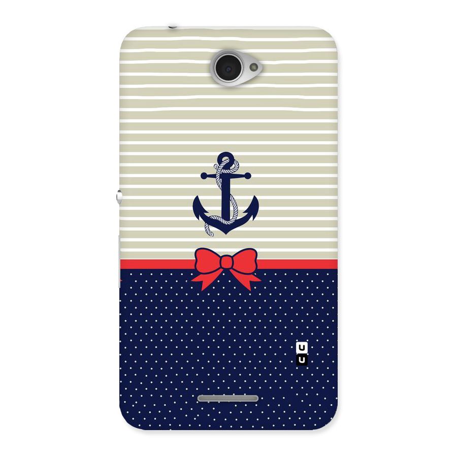 Ribbon Anchor Back Case for Sony Xperia E4