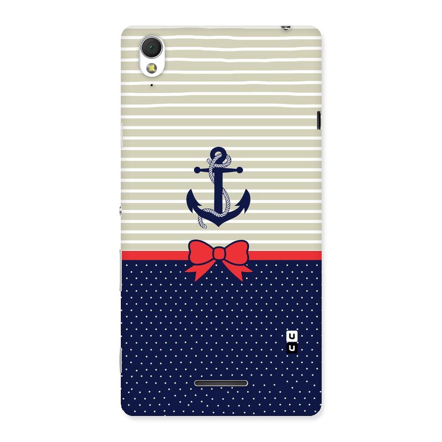 Ribbon Anchor Back Case for Sony Xperia T3
