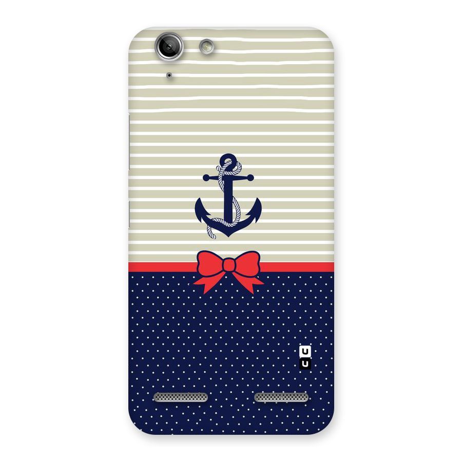 Ribbon Anchor Back Case for Vibe K5 Plus