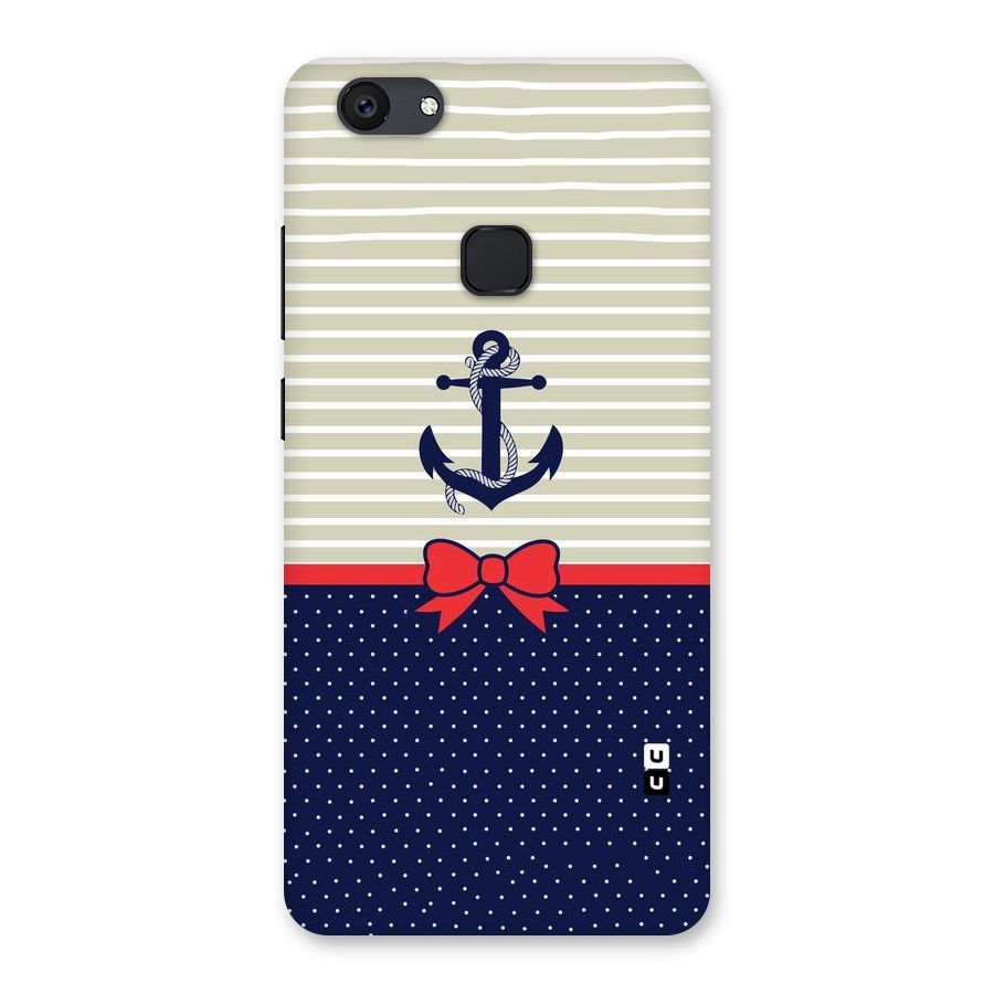 Ribbon Anchor Back Case for Vivo V7 Plus