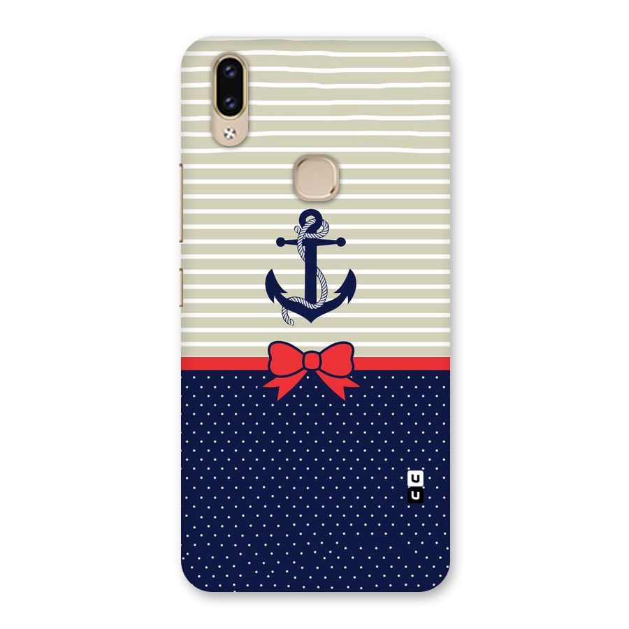 Ribbon Anchor Back Case for Vivo V9 Youth
