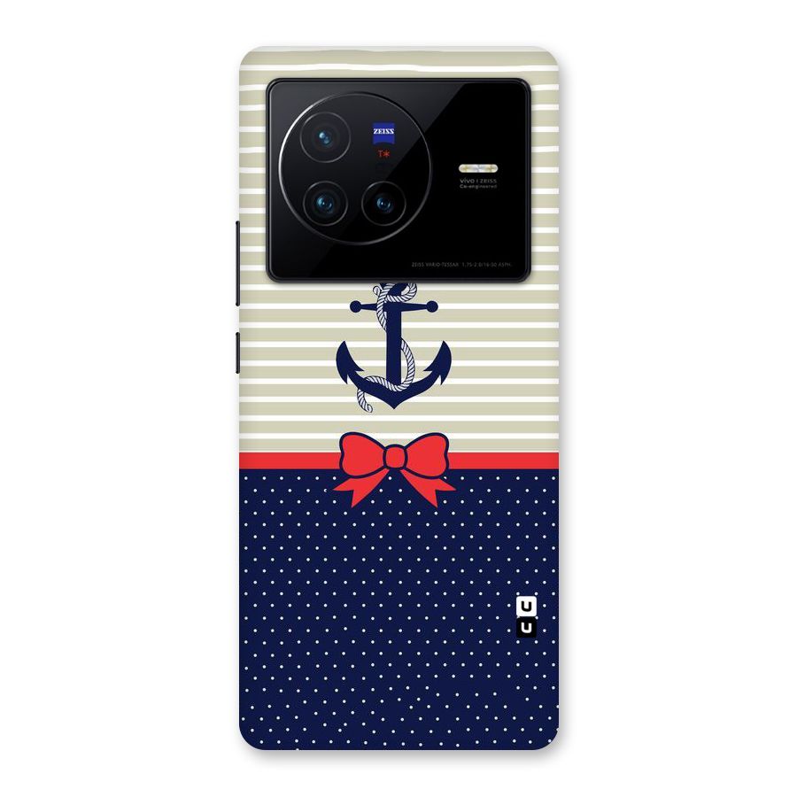 Ribbon Anchor Back Case for Vivo X80