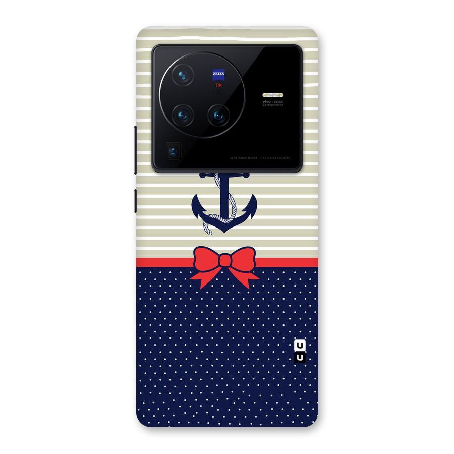 Ribbon Anchor Back Case for Vivo X80 Pro