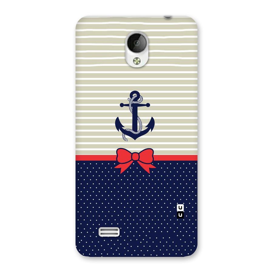 Ribbon Anchor Back Case for Vivo Y21