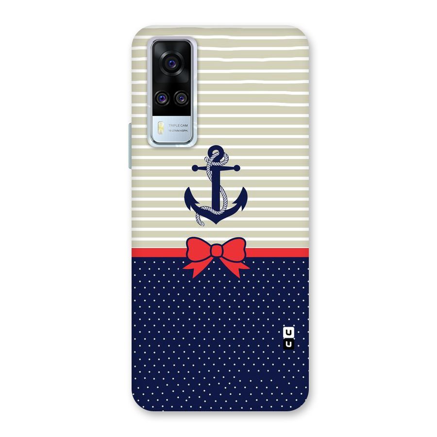 Ribbon Anchor Back Case for Vivo Y31