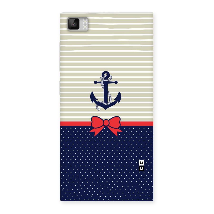 Ribbon Anchor Back Case for Xiaomi Mi3