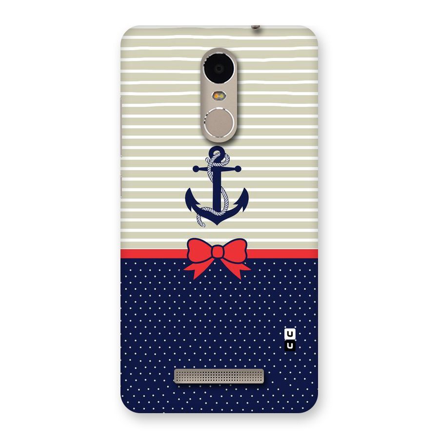 Ribbon Anchor Back Case for Xiaomi Redmi Note 3